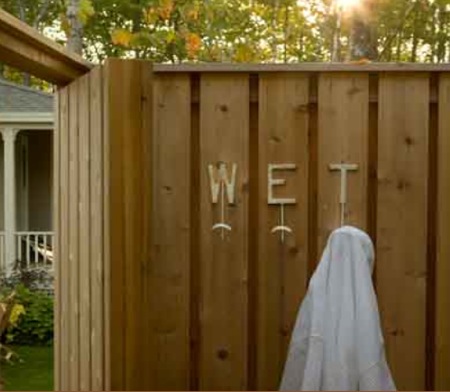 An Outdoor Shower