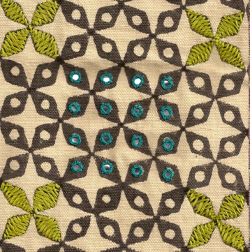 Pattern Mahalakshmi- hathi gray-ranigreenbig