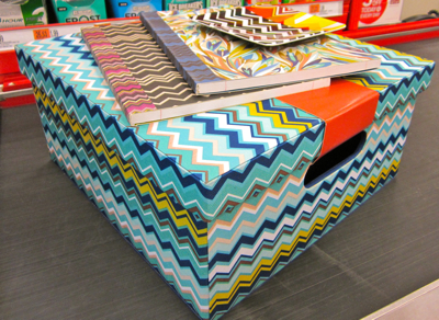 zigzag missoni storage box