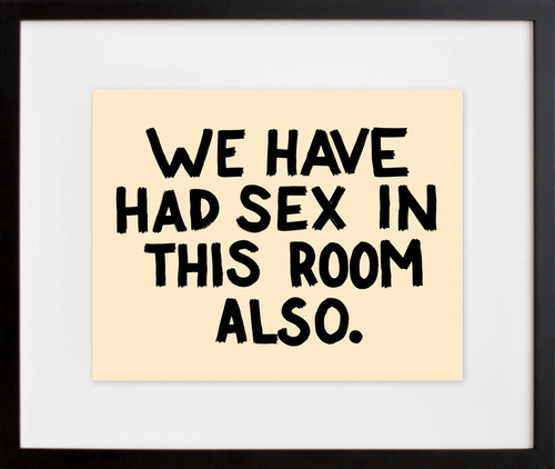 steve lambert we have had sex in this room also