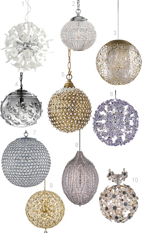 Get The Look Crystal Ball Chandeliers, 2 Crystal Ball For Chandelier