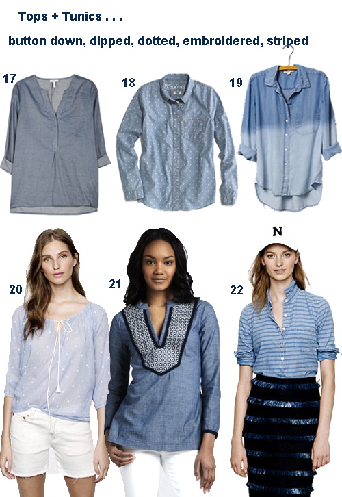 Get the Look: 30 Pieces of Summer Chambray - StyleCarrot