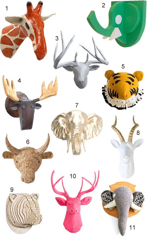 Get the Look: 45 Faux Animal Heads - StyleCarrot